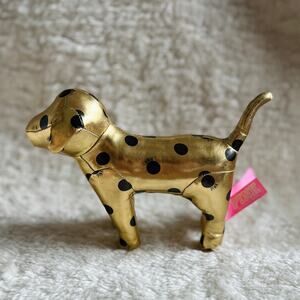 Victoria's Secret PINK | Gold Black Polka Dot | 2012 Retired VS Plushie